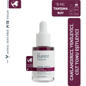 Aha & Bha Canlandırıcı Kırmızı Peeling Cilt Serumu 8 ml