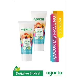 2 Adet Doğal Çocuk Diş Macunu 75 Ml