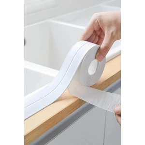 3,2 Metre 38 mm Beyaz Su Geçirmez Sizdirmaz Bant Ev Küvet Lavabo Mutfak Kenar Bandı Su Geçirmez Bant