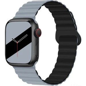 Digizone Apple Watch Series 2/3/4/5/6/7/8/9/se 38MM 40MM 41MM Uyumlu Mıkantıslı Silikon Kordon