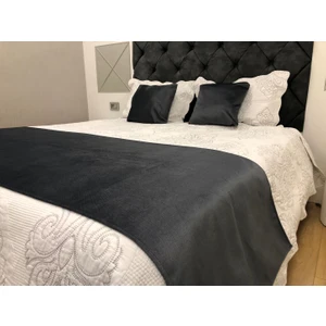 Yatak Örtüsü (Runner) Füme Ev ve Oteller Için Konforlu Runner ve Kırlent