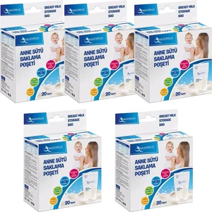 Anne Sütü Saklama Poşeti 5*20 100 Adet