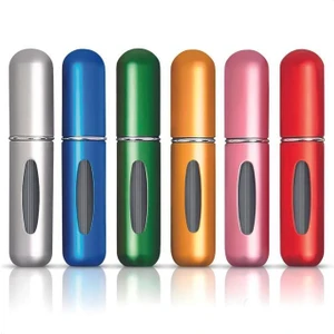 Mini Parfüm Şişesi Doldurulabilir Çanta Içi Seyahat Cep Boy Yedek Parfüm Kolanya Şişesi 1 Adet