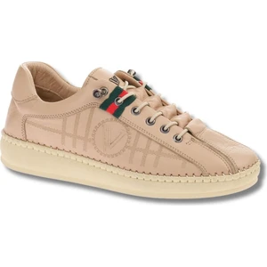 - Z096 |  Deri Kadın Casual Ayakkabı - Z096 - Bej - 41