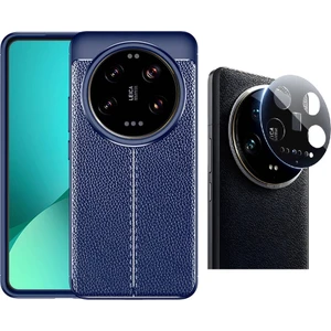 Xiaomi Mi 14 Ultra Kılıf Zore Niss Silikon Kapak + Kamera Lens Koruyucu