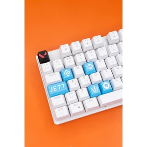 Valorant Jett Keycaps, Q-E-X-C Mekanik Klavye Tuşu