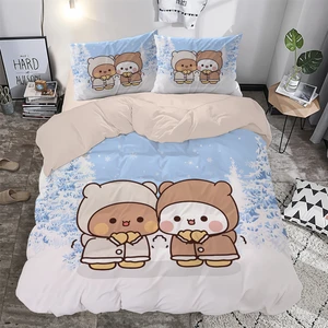 Dudu Bubu Temalı Baskılı Çift Kişilik Nevresim Takımı
