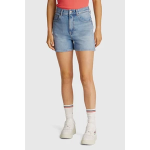 Kadın Th Denim Mom Şort - Mavi