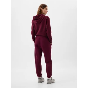 Kadın Bordo Gap Logo Jogger Fleece Eşofman Altı