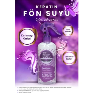 Keratinli Çift Fazlı Fön Suyu 400ML