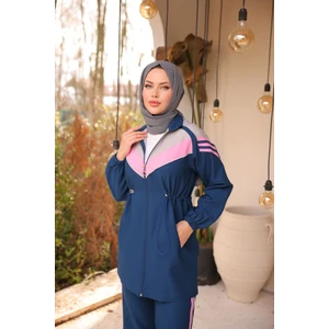 MİMİ LUXURY WEAR Tesettür  Eşofman Takımı Fermuarlı Alt Üst Eşofman Takımı 491