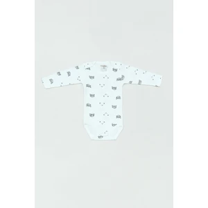 Ayıcık Baskılı Unisex Çocuk Zıbın