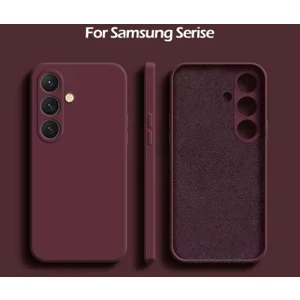 M.TK Moveteck Samsung Galaxy A36 Kılıf Lansman Kamera Korumalı Içi Kadife Yumuşak Renkli Silikon Mat Hisli Süet Liquid