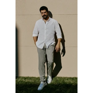 Pamuklu Slim Fit Dar Kesim Yan Cep Esnek Casual Pantolon