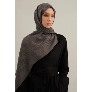 Lyocell Naia Kare Monogram Şal 6 18