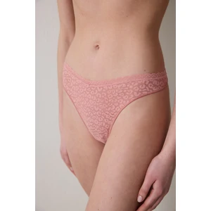Easy Lace V Shape Pembe Slip Külot