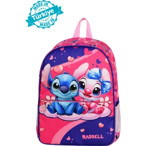 Lisanslı Stiç Koala Baskılı Desenli Mor-Pembe Anaokul Kreş Sırt Çantası