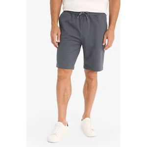 Slim Fit Dar Kesim Cepli Basic Düz Bermuda Şort W1105AZ24SM