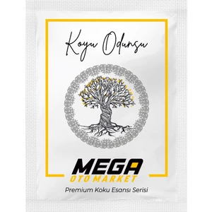 2'li Paket Araba Havalandırma Klima Koku Klipsi Yedek Kartuş Pedi 5 Ad. Premium Koyu Odunsu