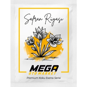 2'li Paket Araba Havalandırma Klima Koku Klipsi Yedek Kartuş Pedi 5 Ad. Premium Safran Rüyası