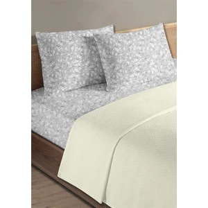 %100 Pamuk Doria Krem Tek Kişilik Pike Takımı 160 x 230 cm