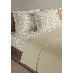 %100 Pamuk Doria Bej Tek Kişilik Pike Takımı 160 x 230 cm