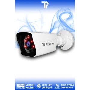 1 Kare Kamera Bullet Dış Mekan Full HD Gece Görüşlü Irled Kameralı AHD Güvenlik Kamerası