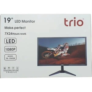 TR-19WSR 19" 60 HZ 5MS 1440X900 VGA+HDMI KUMANDALI SESLİ USB Lİ MONİTÖR + TV