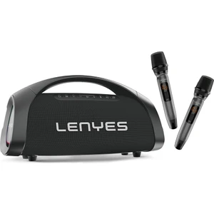 S873 Rgb Işıklı Taşınabilir Kumandalı&Mikrofonlu Tws Bluetooth Speaker Hoparlör V5.3 Siyah