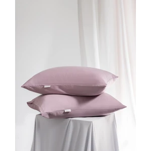 Madame Coco Ciel %100 Pamuk Saten 2'li Yastık Kılıfı - Açık Mürdüm