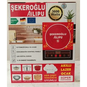 Şekeroğlu Ailipu Bütün Tencereleri Kabul Eden Elektrikli Ocak 3600 Watt