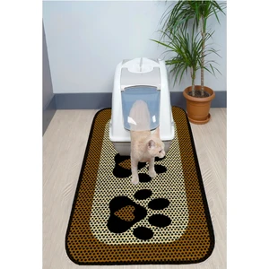 Aktunç Xxl Büyük Boy Elekli Tuvalet Önü Desenli Kedi Kumu Paspası 60X120 cm