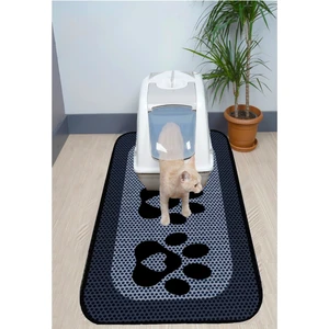 Aktunç Xxl Büyük Boy Elekli Tuvalet Önü Desenli Kedi Kumu Paspası 60X120 cm
