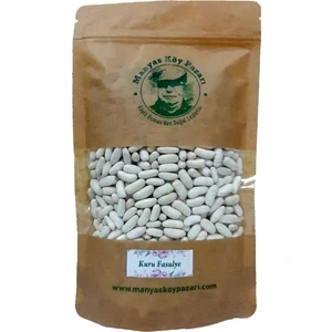 Manyas Köy Pazarı Doğal Kazak Fasulye 500 gr Paket - Horoz Fasulye