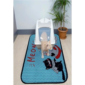 Aktunç Xxl Büyük Boy Elekli Tuvalet Önü Desenli Kedi Kumu Paspası 60X120 cm