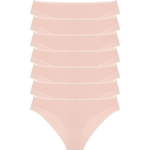 Kadın Külot 7 Li Paket Likralı Ten