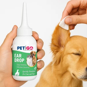 🧴 Petigo Ear Drop 50 ml – Kedi ve Köpekler İçin Kulak Temizleme Solüsyonu