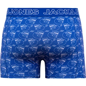 Jack & Jones Erkek Logo Baskili Tekli Pamuklu Boxer - Oscar