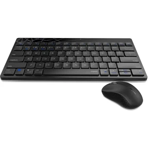 8000M Model Çok Modlu Türkçe Klavye ile Optik Mouse Set Siyah