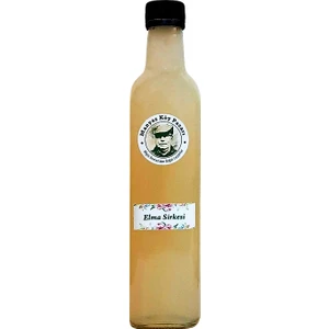 Manyas Köy Pazarı Ev Yapımı Doğal Elma Sirkesi 500 ml Şişe