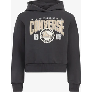 Boxy Çocuk Antrasit Hoodie