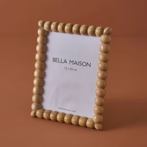 Bella Maison Violet Mango Dekoratif Çerçeve Naturel (23 x 2 x 18  cm )