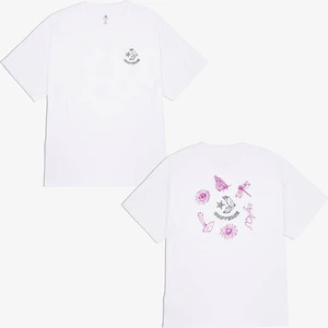 Erkek Baskılı Beyaz T-Shirt