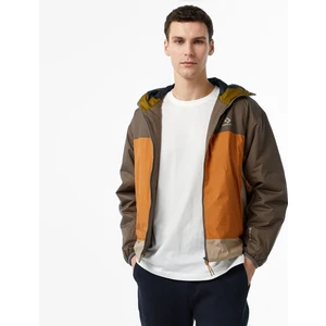 Classic Erkek Kapüşonlu Gri Ceket