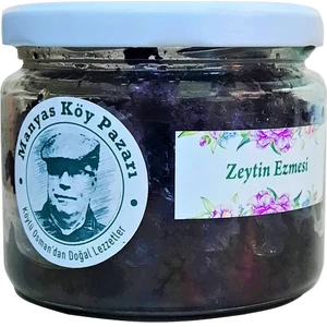 Manyas Köy Pazarı Doğal Katkısız Zeytin Ezmesi 330cc'lık kavanoz