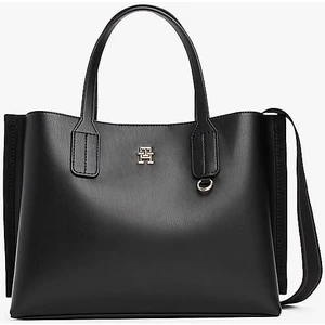 Kadın Th Webbing Strap Tote El Çantası - Siyah