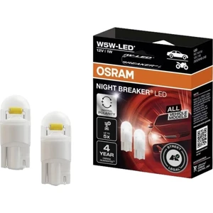 T10 W5W LED Night Breaker Plaka Park Içmekan Ampulü, 12V 1W, 2'li Paket, Universal Polarite, 4 Yıl Garanti