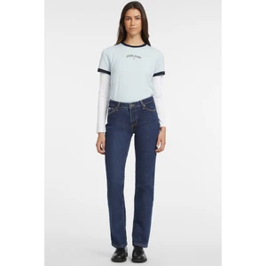 Kadın Normal Bel Straight Jean - Lacivert