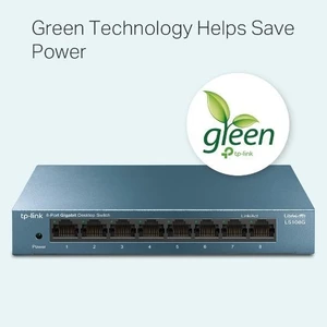 Tp-Link LS108G 8 Port 10-100-1000 Mbps Switch Metal Kasa