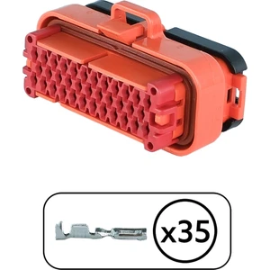 TE/Amp Konnektör Turuncu 35 Pin Kablosuz